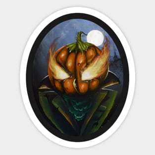 pumkin owl Sticker